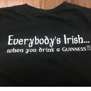 Guinness Brewery Blue T Shirt Large Chest 38" Cotton